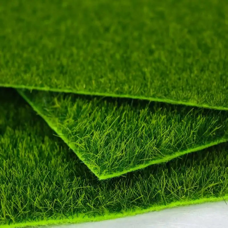 15/30cm Square Grass Mat 3/5/8mm Thick Artificial Lawn Carpet 1/2PCS