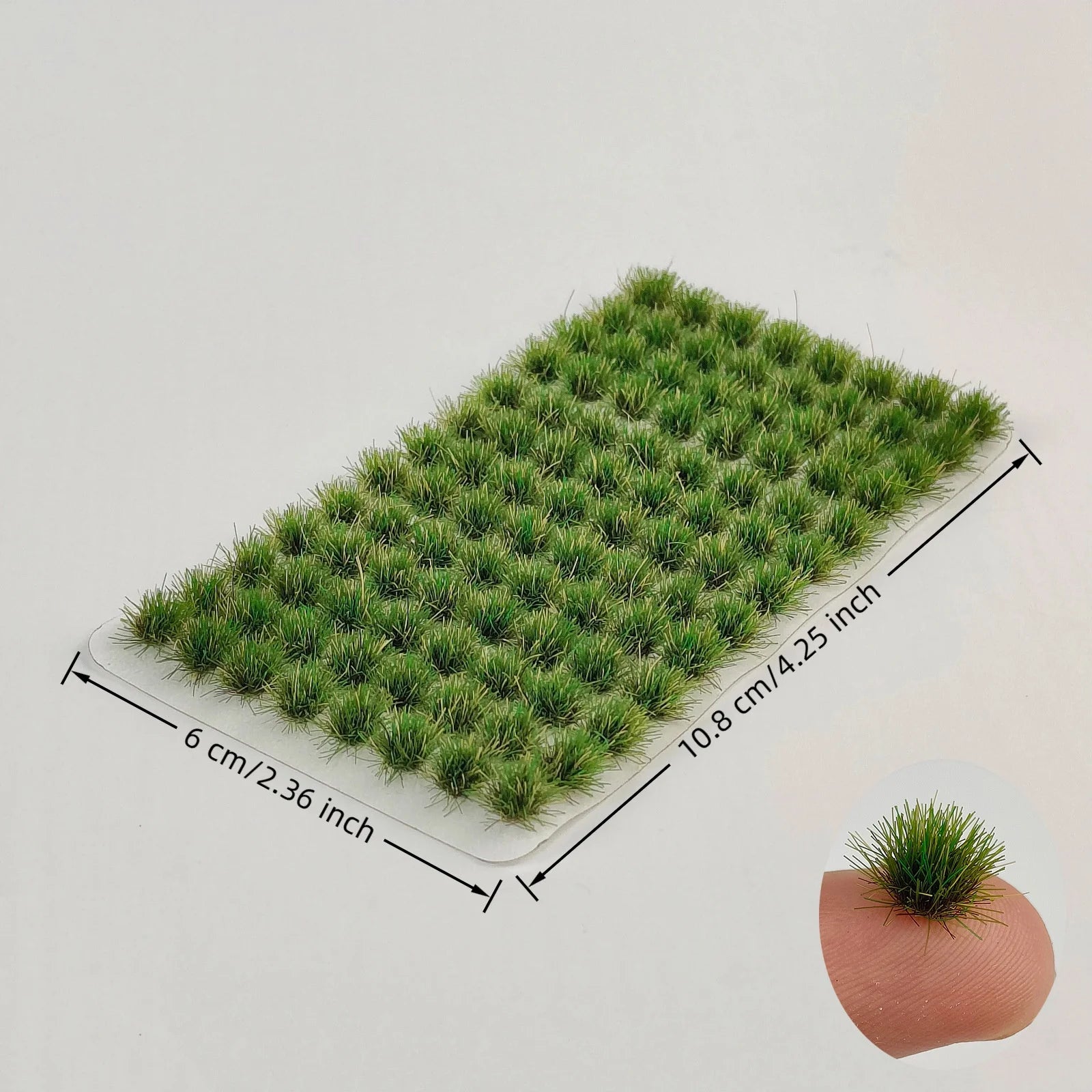 104pcs Static Grass Tufts Model Scenery Kit Miniature Shrubs Bushes for Train Landscape Diorama Terrain Scenic Grass Tuft