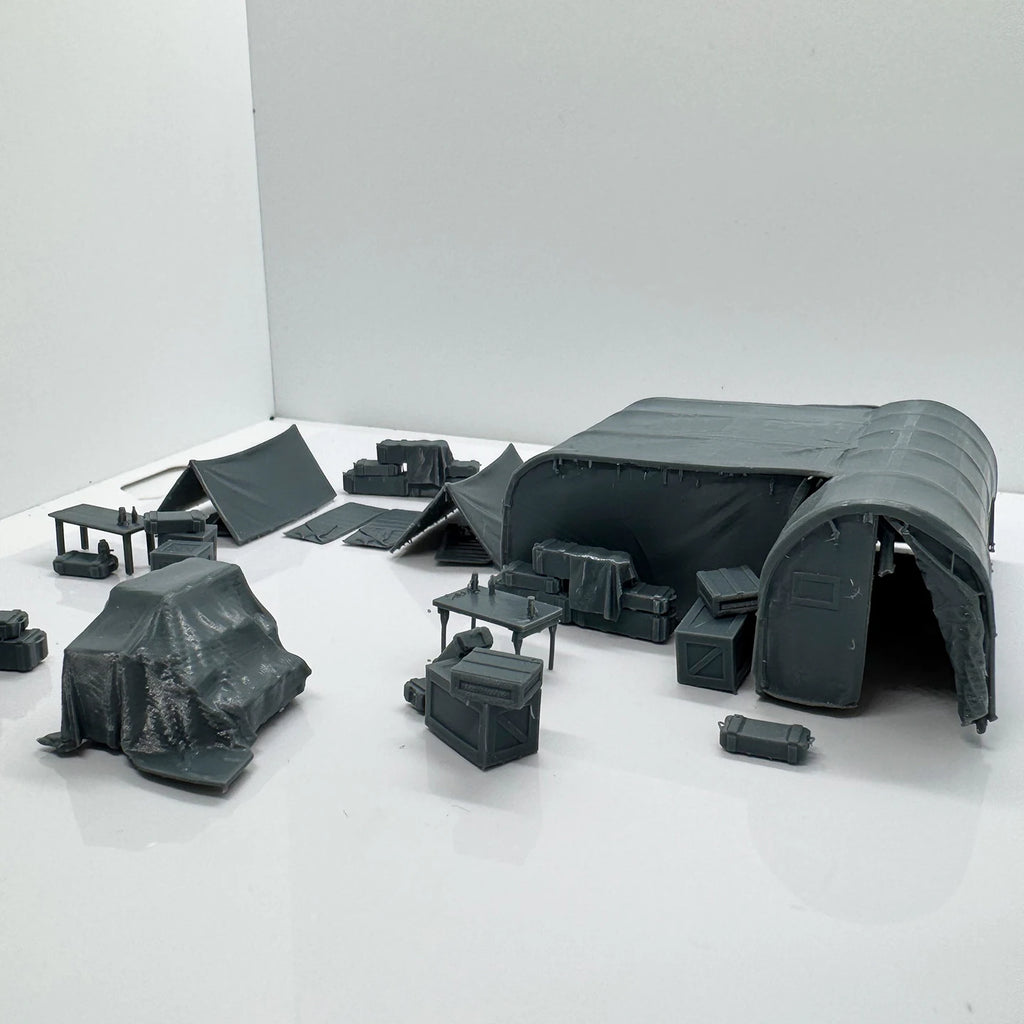 Military Base Ruins 1/220 1/48 1/64 1/72 1/87 1/144 1/160 Z Scale Miniature Scene