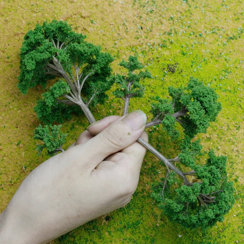 10pcs 5.5CM Trees for Model Train Railroad Layout Scenery