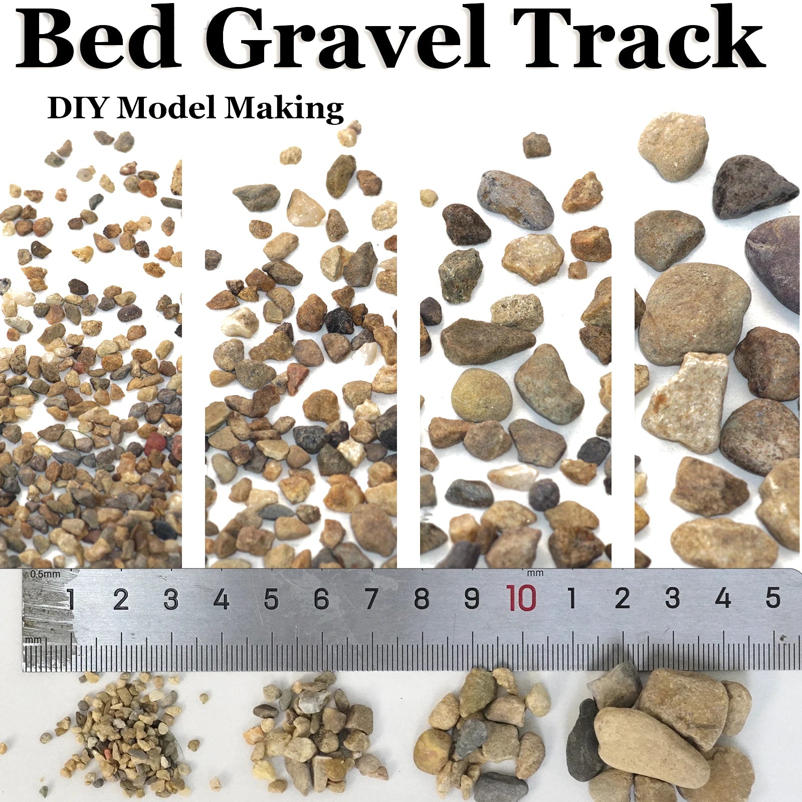 40g DIY Stone Model Grass - Mesh Model Rail Scenery for HO Scale Model Train