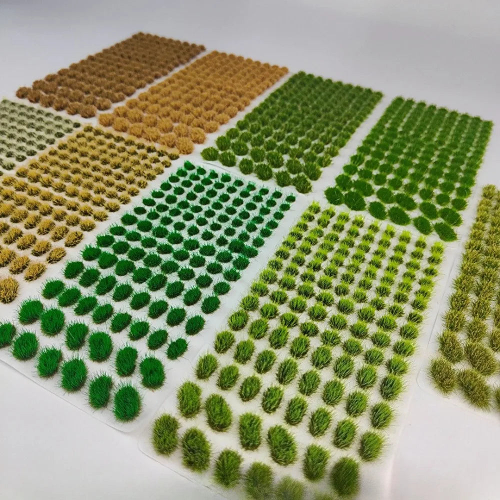 1 Pack Static Grass Tufts Model Railway Scenery Miniature Landscape