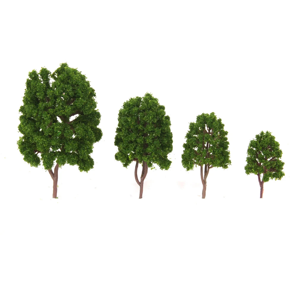 20 Train Layout Model Trees 1:75 HO Model Railway/Train Layout Scenery. Miniature detail.