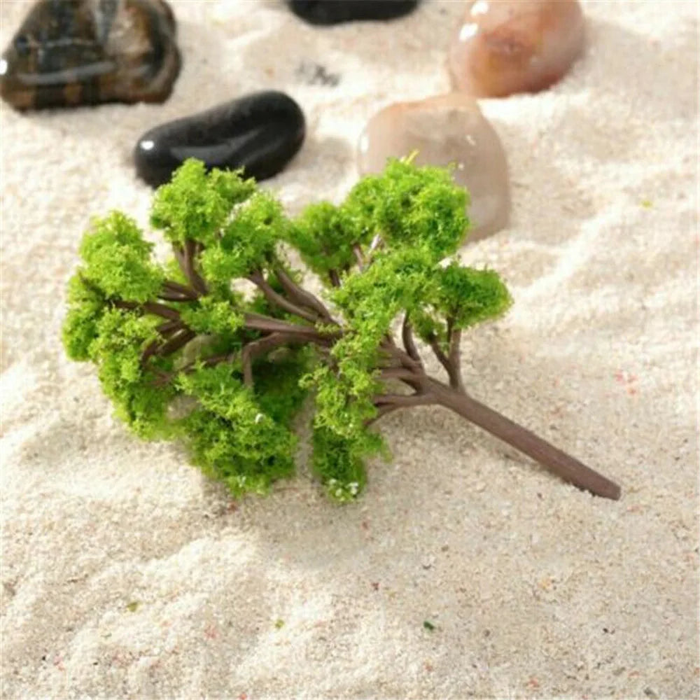 10Pcs 7cm Trees Model Train Landscape Park Scenery