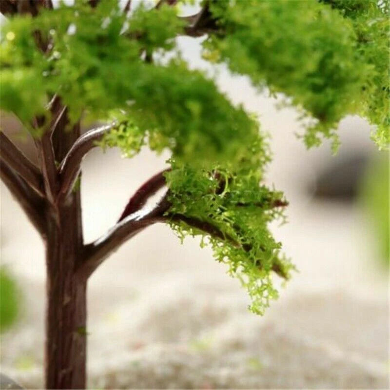 10Pcs 4CM Model Trees for Model Railroad Scenery.