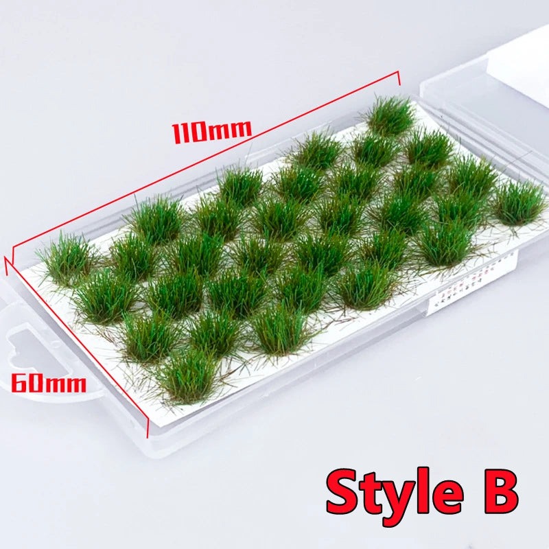 32PCS Seasonal Grass Tuft Model for Building Model Railroad Scenery