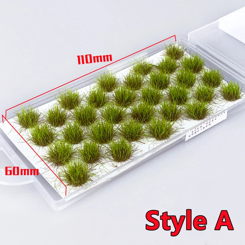 32PCS Seasonal Grass Tuft Model for Building Model Railroad Scenery