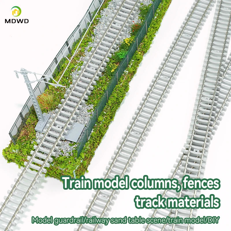N Scale Flexible Railway Metal  Fence Model Railway/Train Layout Scenery. Miniature detail.