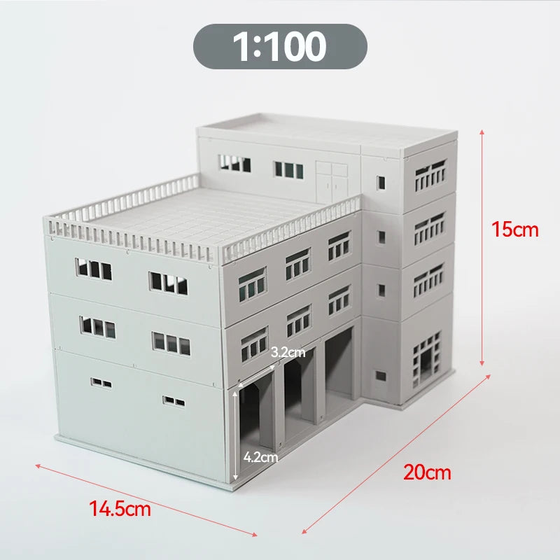 Small and Short House Model Building Model Railway Scenery 1/150 1/144 1/100 1/87 1/64