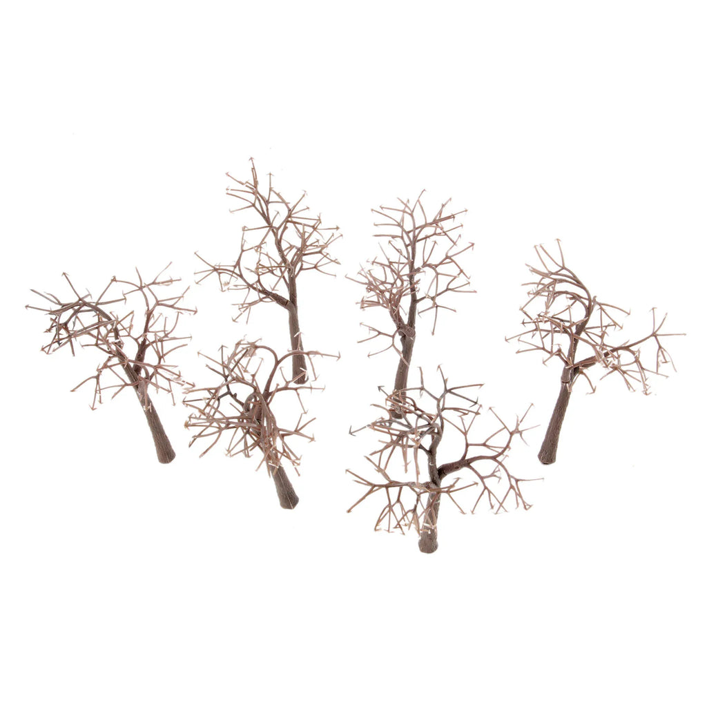 10 pcs 12cm Bare Trunk Tree. Model Railway/Train Layout Scenery. Miniature detail. HO OO Scale Train Building Garden Park Winter Scene Layout