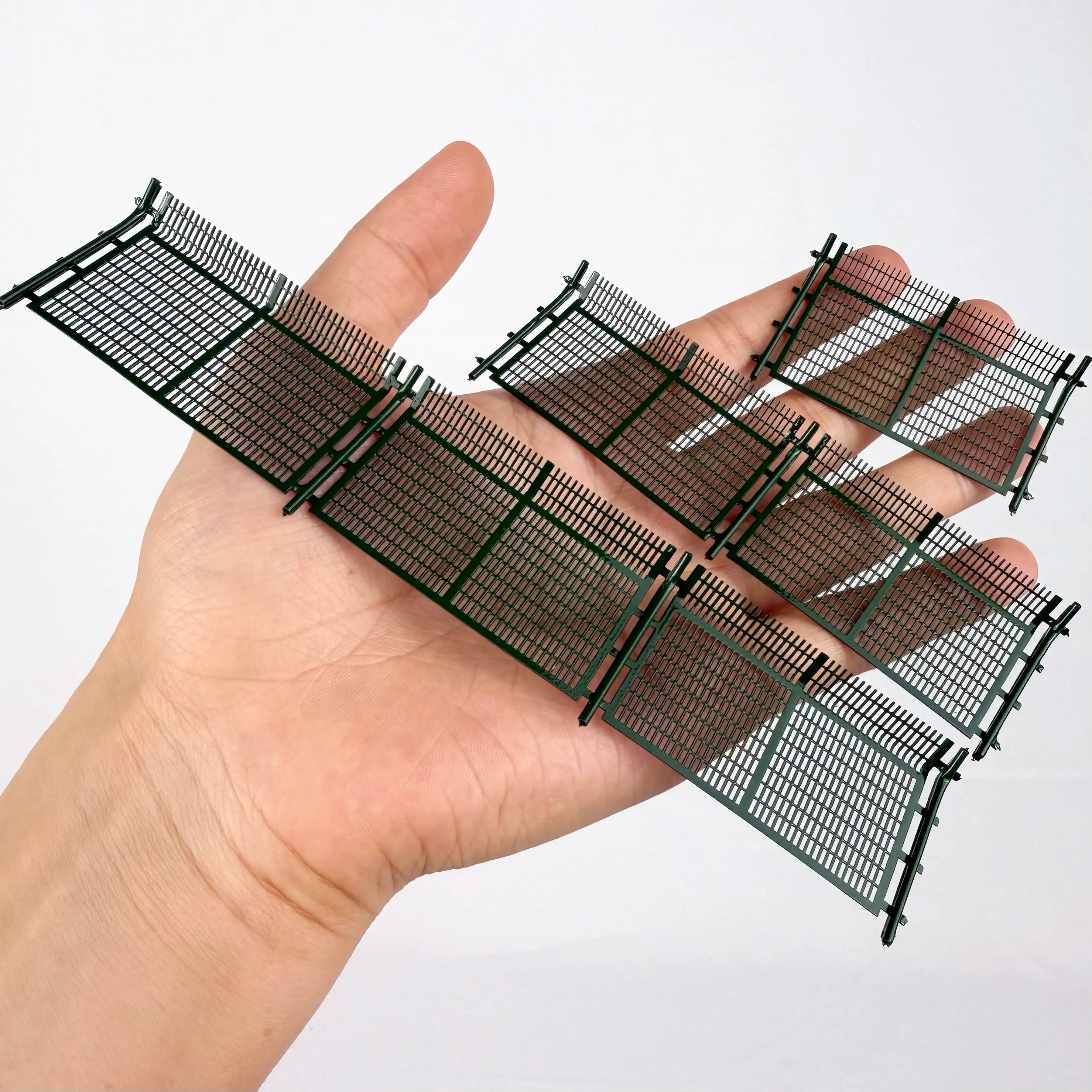 Metal Protective Mesh Fence. Model Railway Building Landscape. Multiple Sizes