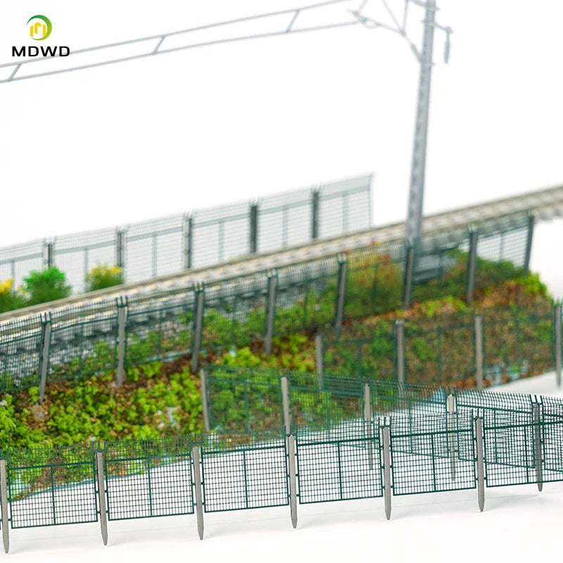 N Scale  Flexible Railway Fence Metal Miniature Landscape Scenery