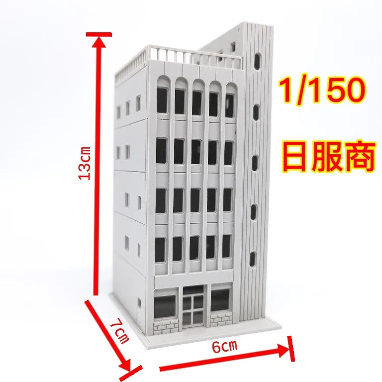 1/150 Scale Building City Street. Model Railway Layout Scene