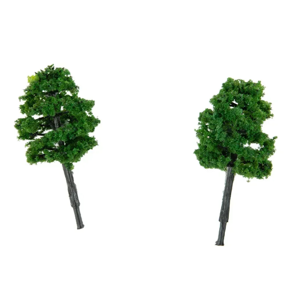 10pcs 5cm  Model Trees.  Model Railway/Train Layout Scenery. Miniature detail.