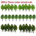 30pcs 3.5cm Model Trees. Model Railway/Train Layout Scenery. Miniature detail.