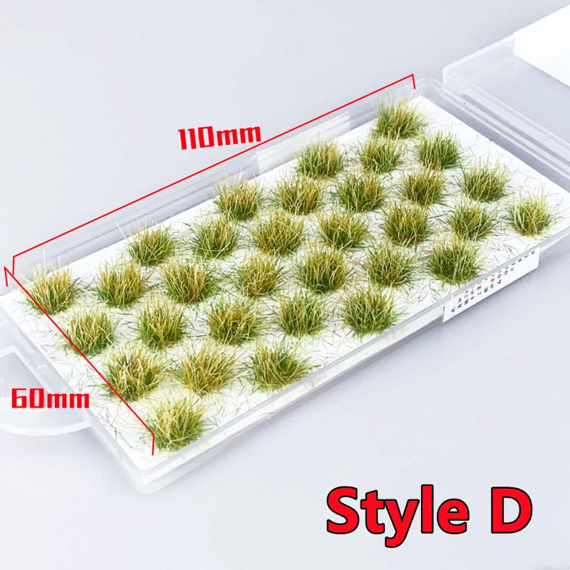 32PCS Seasonal Grass Tuft Model for Building Model Railroad Scenery