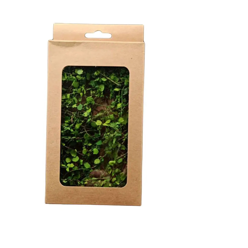 1 Box Scene Model Micro Landscape DIY Accessories 1 Box Miniature Plant Creepers Simulation Rattan Leaves Sand Table Vegetation