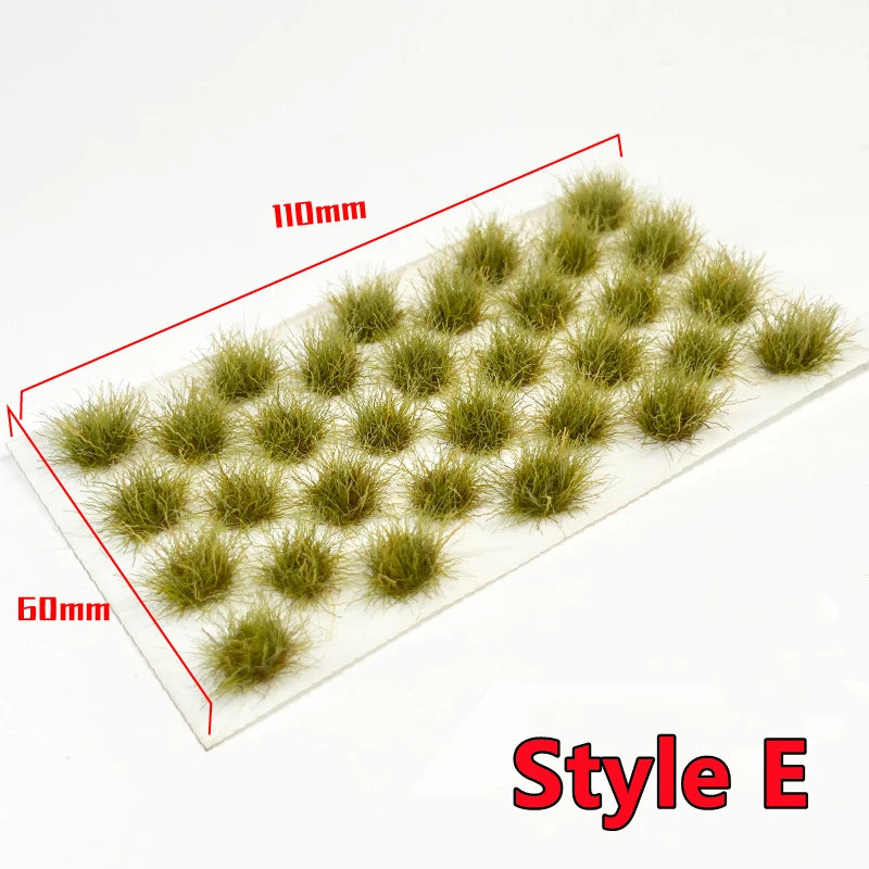 32PCS Seasonal Grass Tuft Model for Building Model Railroad Scenery