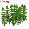10 Pack Pine Trees Model High Simulation Effect And Durable