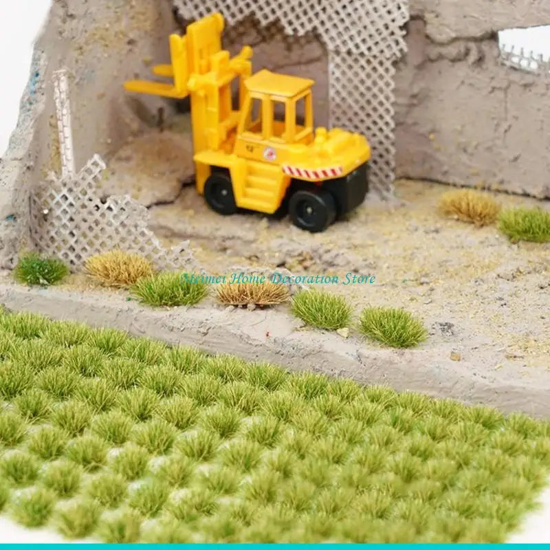 Realistic Scenery Grass Tufts Model for Train Layouts. Hobbies Enthusiasts