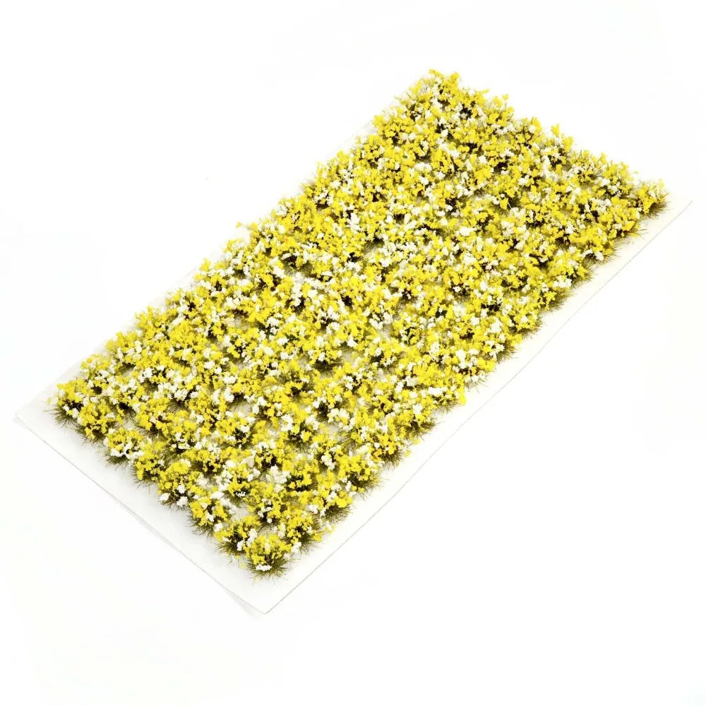 Miniature Flower Grass Railway Train Model Making Static Flower Tufts for Model Rail Scenery.