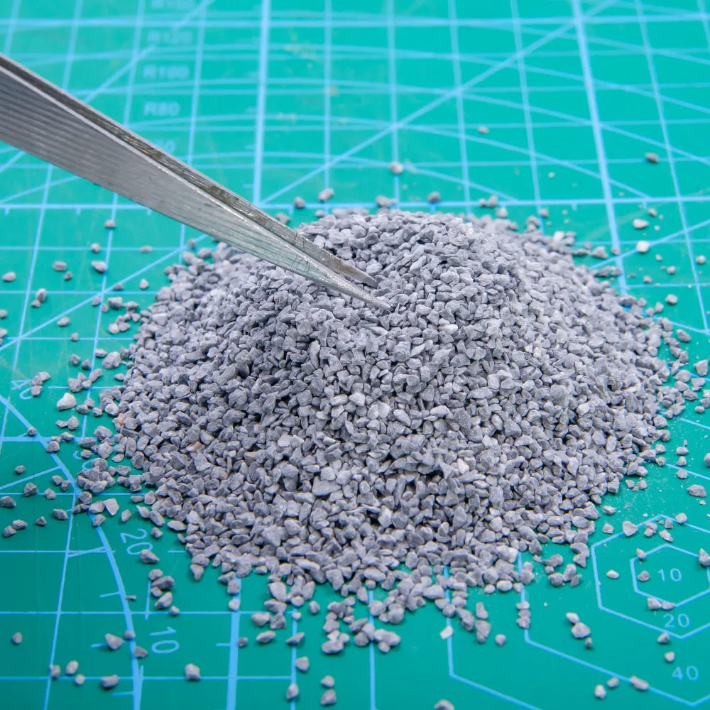 100G/bag 0.5-3Mm Train Track Crushed Stone. Model Making Micro Roadbed Materials