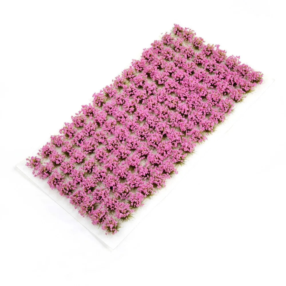 Miniature Flower Grass Railway Train Model Making Static Flower Tufts for Model Rail Scenery.