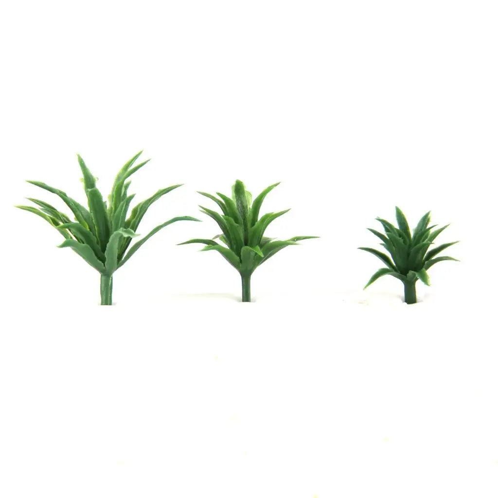 Mini Grass Cover Micro Landscape Prop Plastic Model Plants Green Decor for Railway Scenery