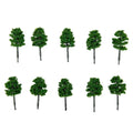 10pcs 5cm  Model Trees.  Model Railway/Train Layout Scenery. Miniature detail.