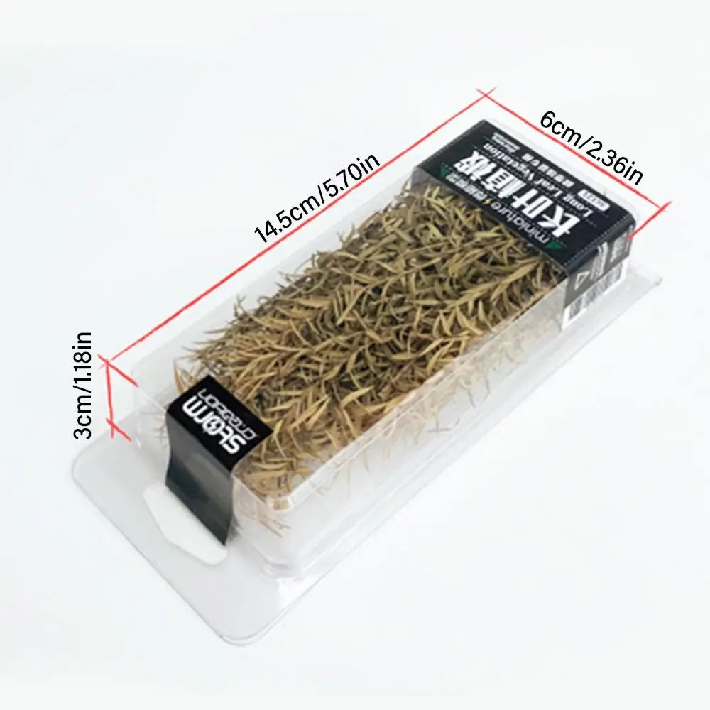 Long Leaf Grass Cluster. Model Railway Scenery Micro Landscape DIY Accessories