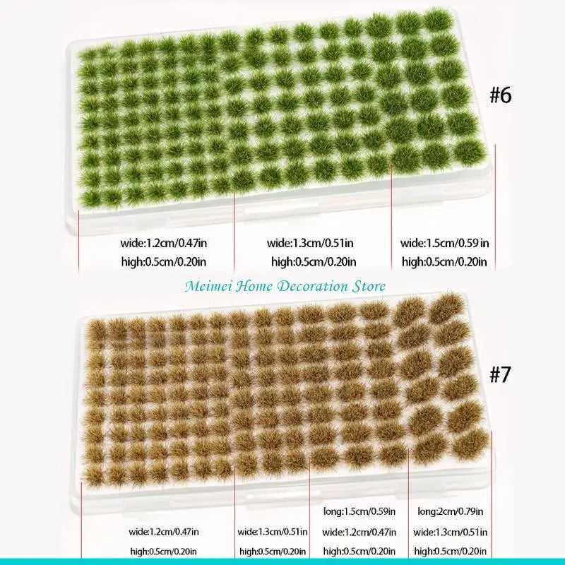Realistic Scenery Grass Tufts Model for Train Layouts. Hobbies Enthusiasts