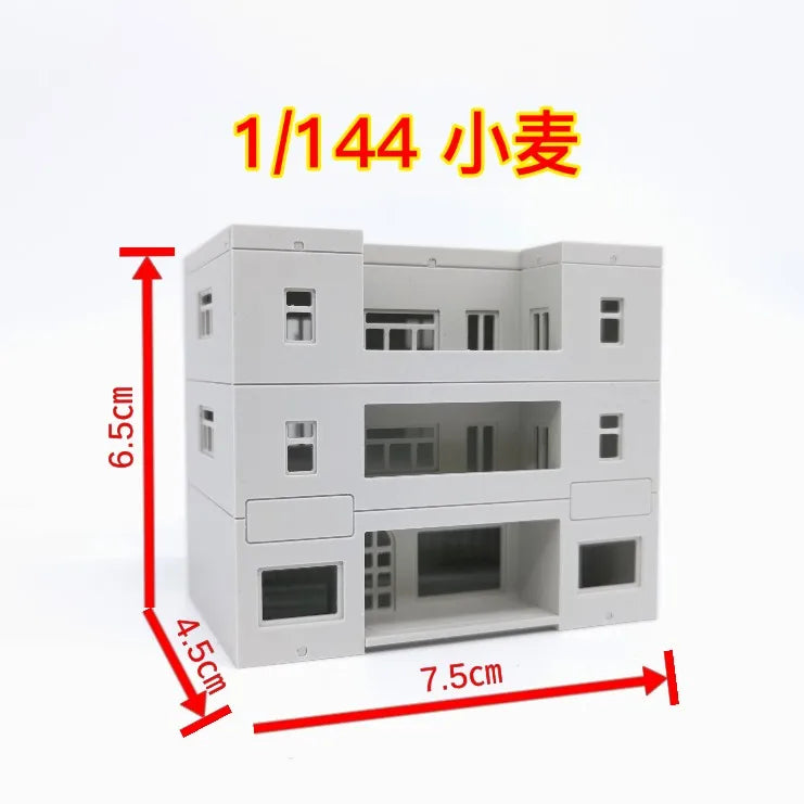 1/150 Scale Building City Street. Model Railway Layout Scene