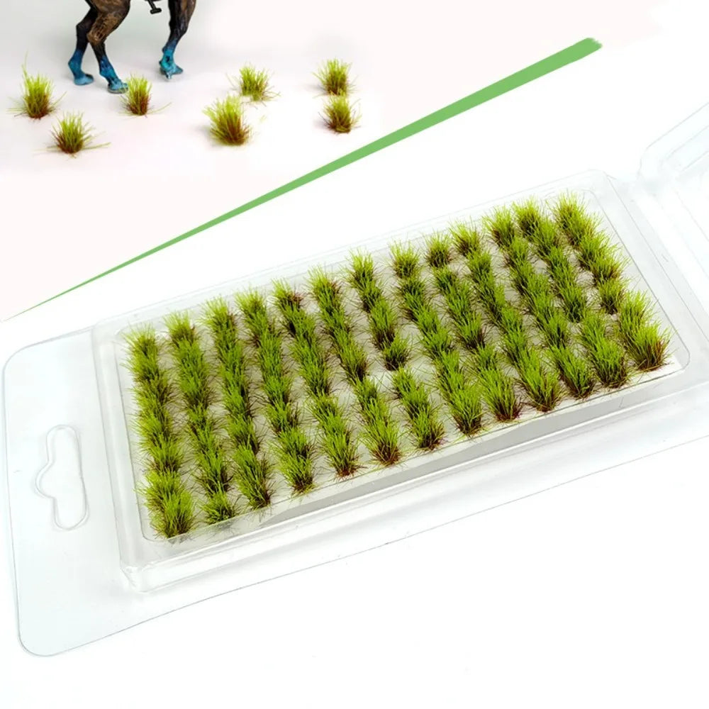 Static Scenery Grass Tuft Model Miniature Shrubs Terrain Model Kit Miniature Grass Cluster Simulation 5mm/8mm Static Grass Tuft