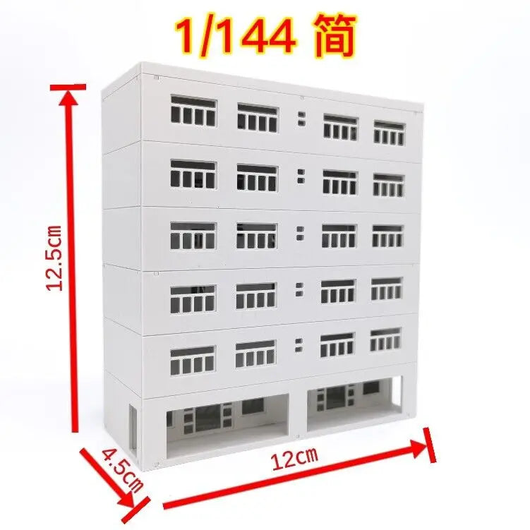 1/150 Scale Building City Street. Model Railway Layout Scene