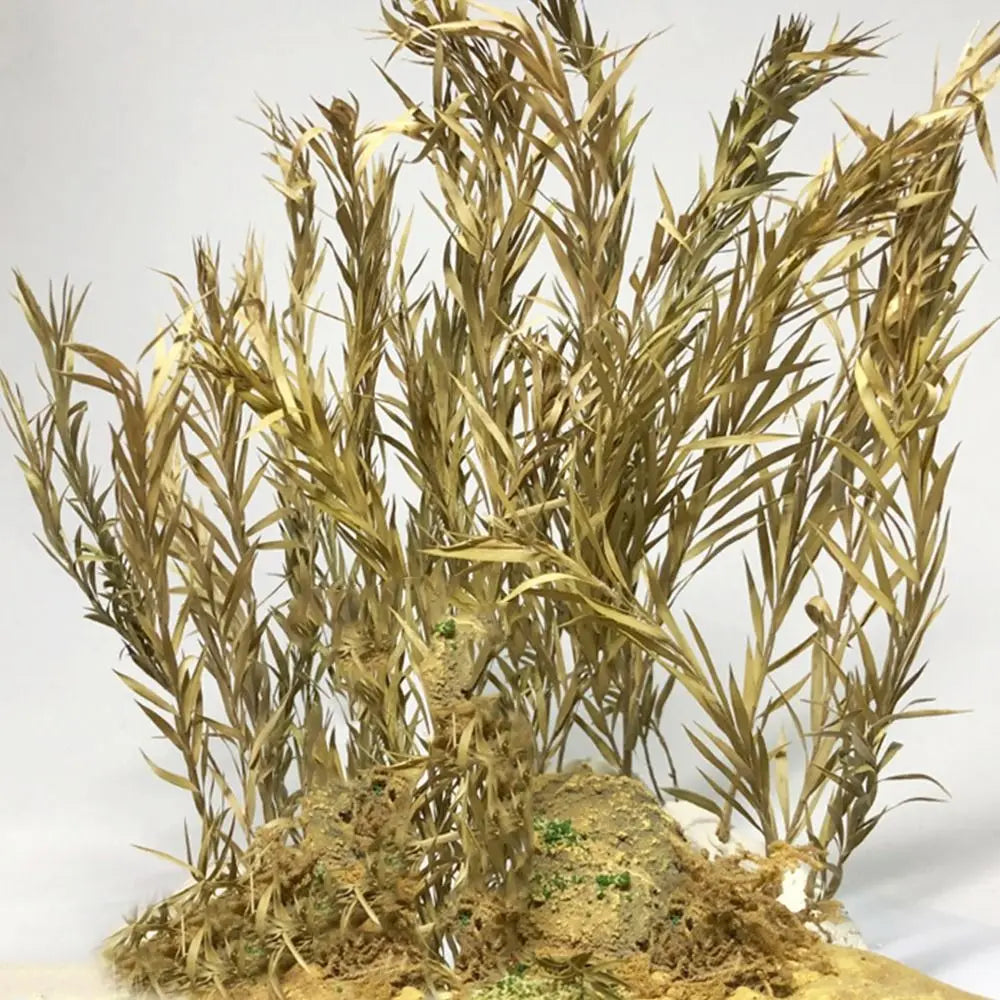 1 Box Vegetation Long Leaf Grass Cluster Miniature Reed Scene Model Micro Landscape DIY Accessories Railway Scenery
