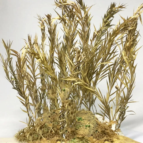 1 Box Vegetation Long Leaf Grass Cluster Miniature Reed Scene Model Micro Landscape DIY Accessories Railway Scenery