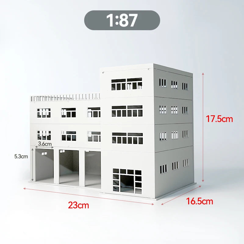 Small and Short House Model Building Model Railway Scenery 1/150 1/144 1/100 1/87 1/64