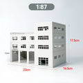 Small and Short House Model Building Model Railway Scenery 1/150 1/144 1/100 1/87 1/64