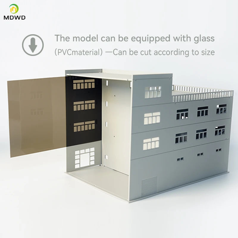 Small and Short House Model Building Model Railway Scenery 1/150 1/144 1/100 1/87 1/64