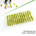 Realistic Miniature Grass Tufts / Bushes Plant Cluster for Model Railway Scenery