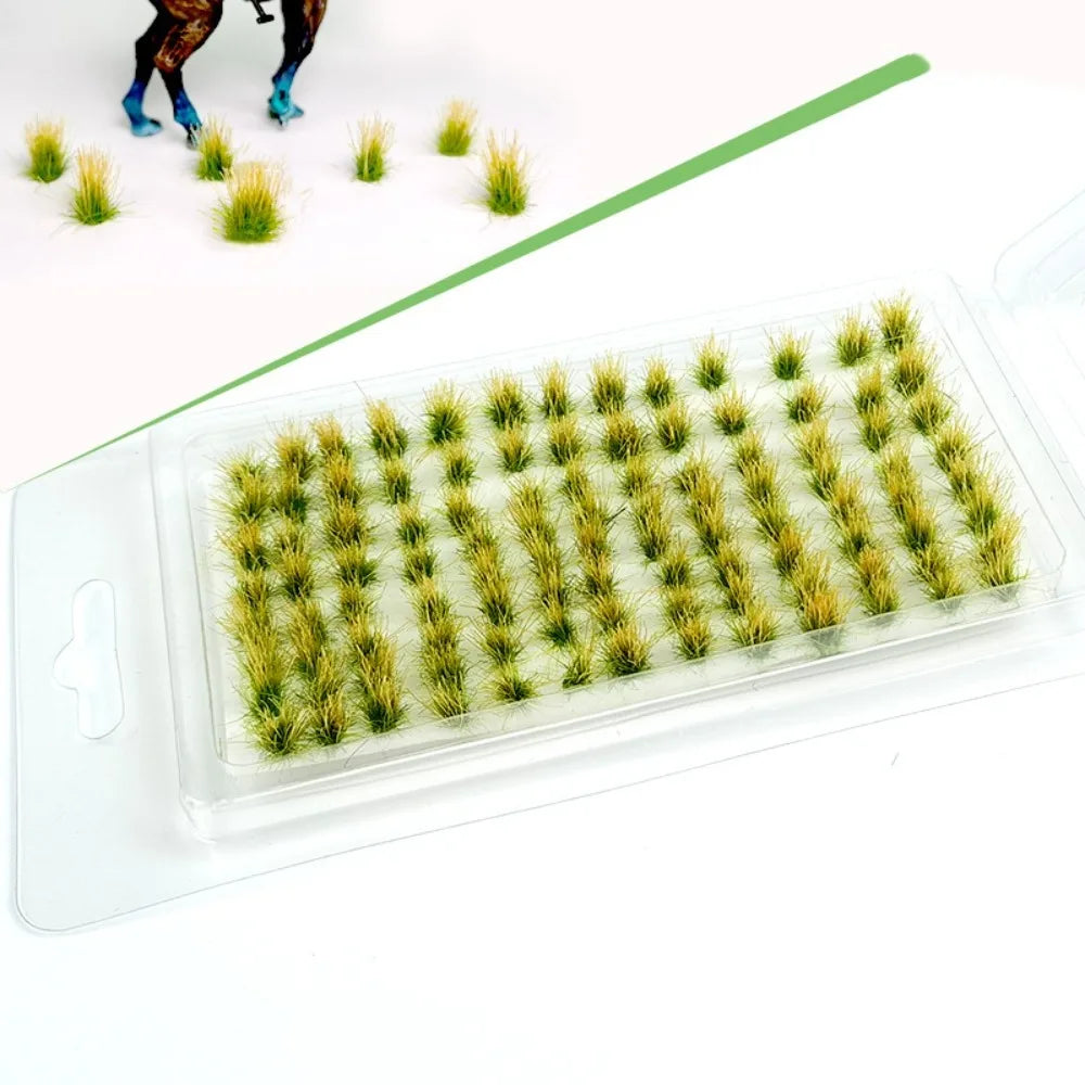 Static Scenery Grass Tuft Model Miniature Shrubs Terrain Model Kit Miniature Grass Cluster Simulation 5mm/8mm Static Grass Tuft