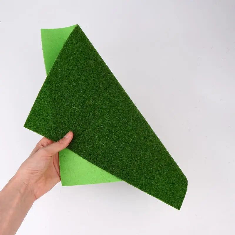 15/30cm Square Grass Mat 3/5/8mm Thick Artificial Lawn Carpet 1/2PCS