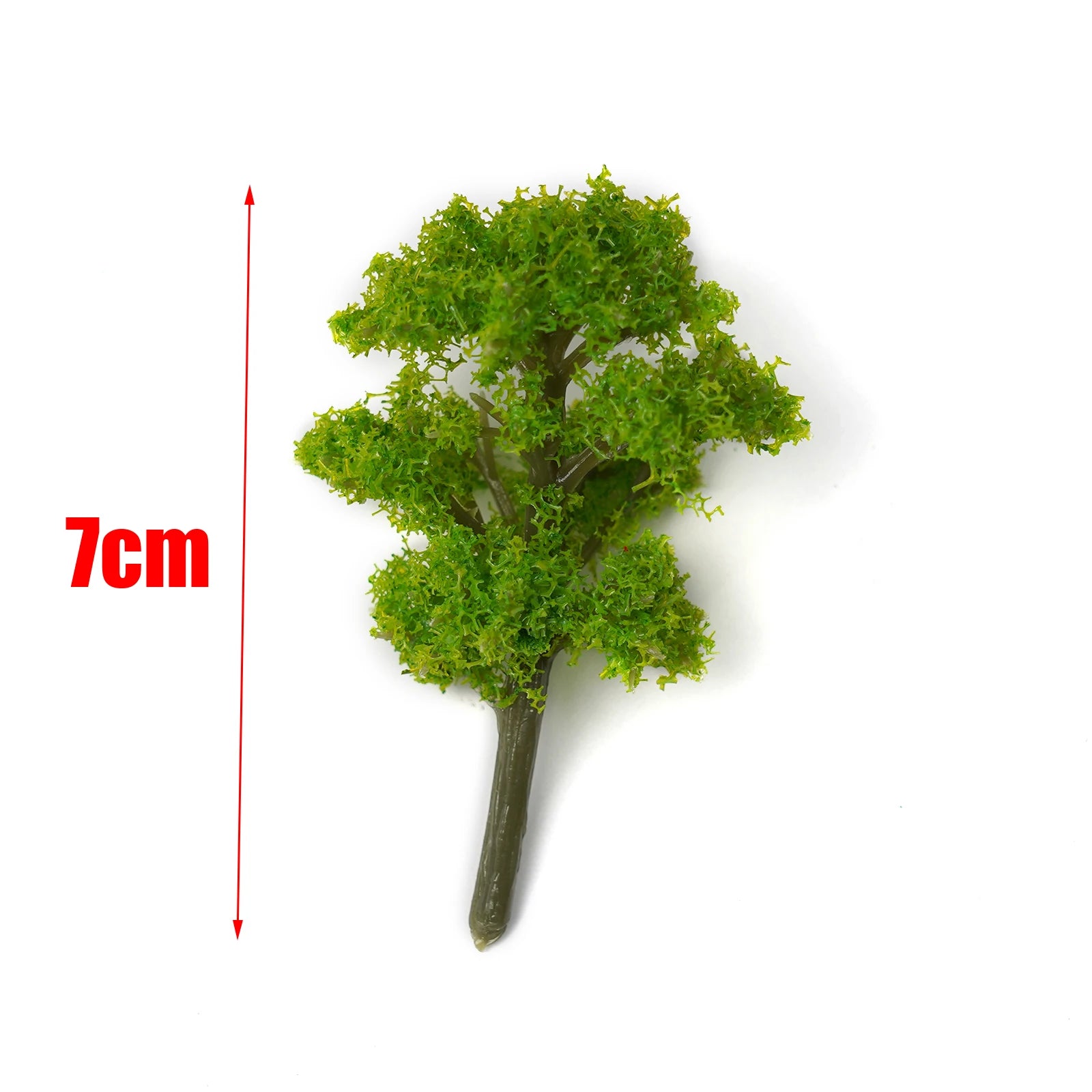10Pcs 7cm Trees Model Train Landscape Park Scenery