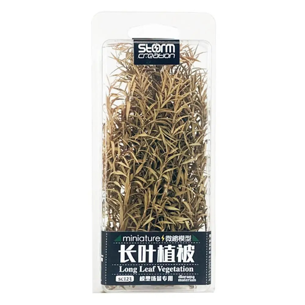 Model Railway Landscape DIY Accessories 1 Box Sand Table Vegetation Long Leaf Grass Cluster Miniature Reed