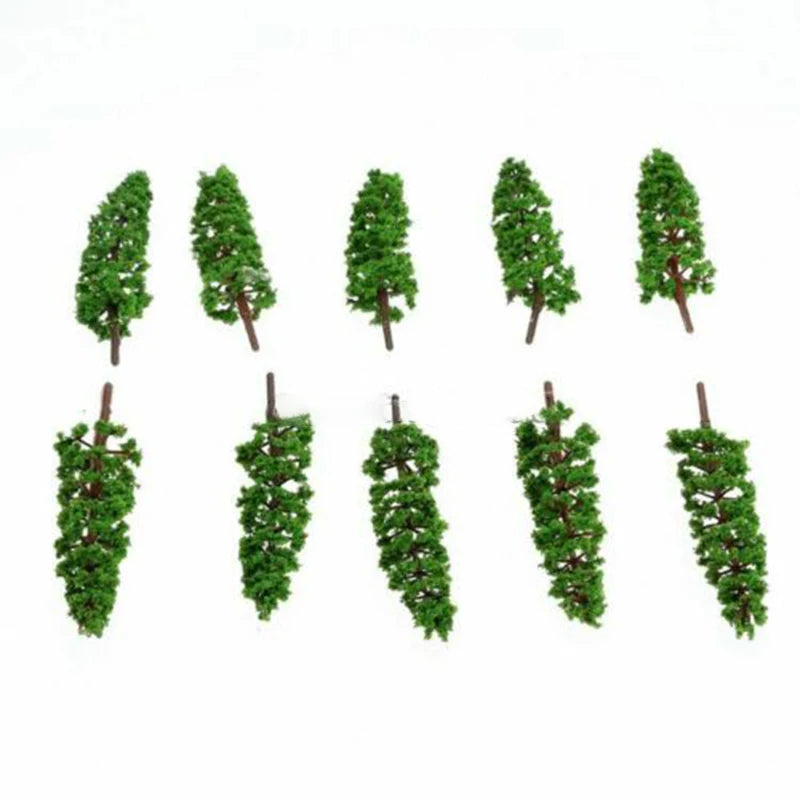 10 Pack Pine Trees Model High Simulation Effect And Durable
