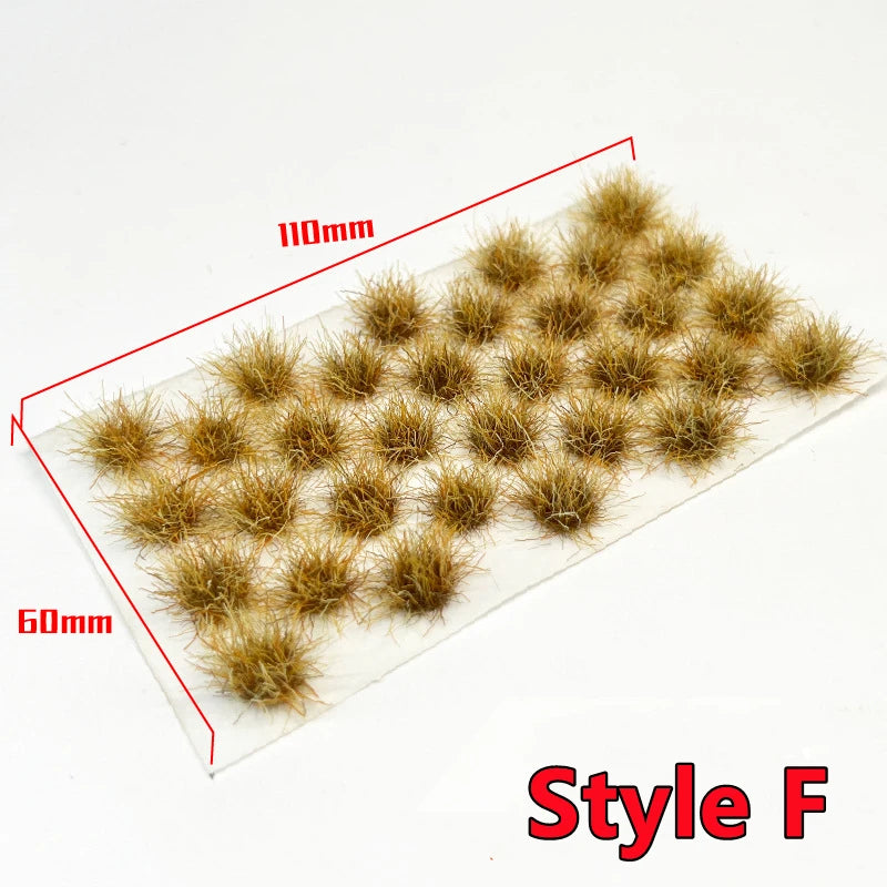 32PCS Seasonal Grass Tuft Model for Building Model Railroad Scenery