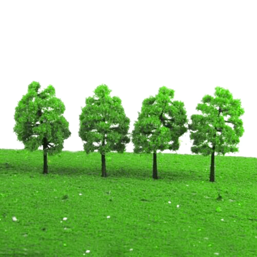 20Pcs Model Trees. Train Railroad Park Scenery Hight 3.5cm Model Railway/Train Layout Scenery. Miniature detail.