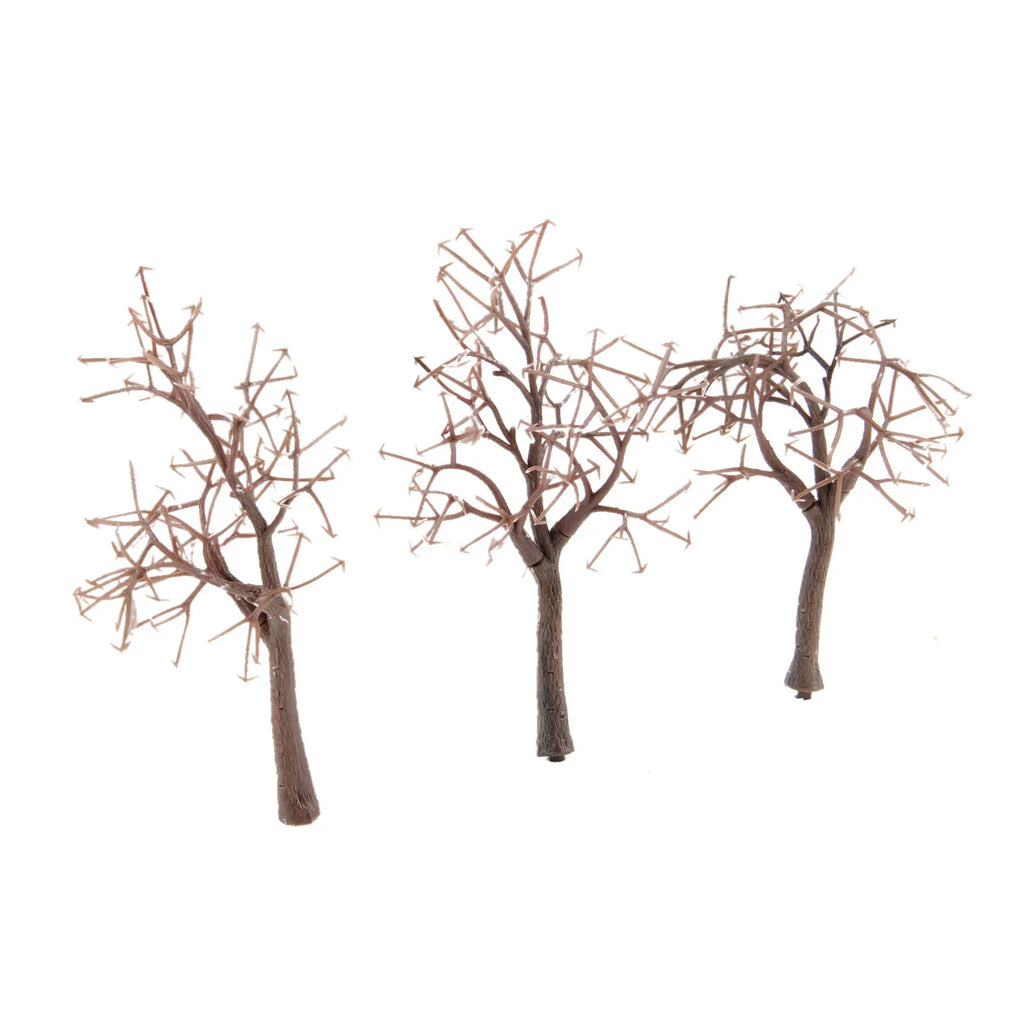 10 pcs 12cm Bare Trunk Tree. Model Railway/Train Layout Scenery. Miniature detail. HO OO Scale Train Building Garden Park Winter Scene Layout