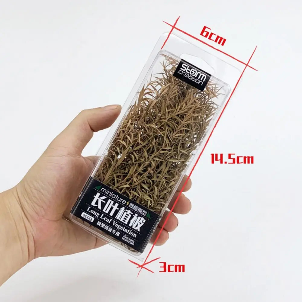 Model Railway Landscape DIY Accessories 1 Box Sand Table Vegetation Long Leaf Grass Cluster Miniature Reed