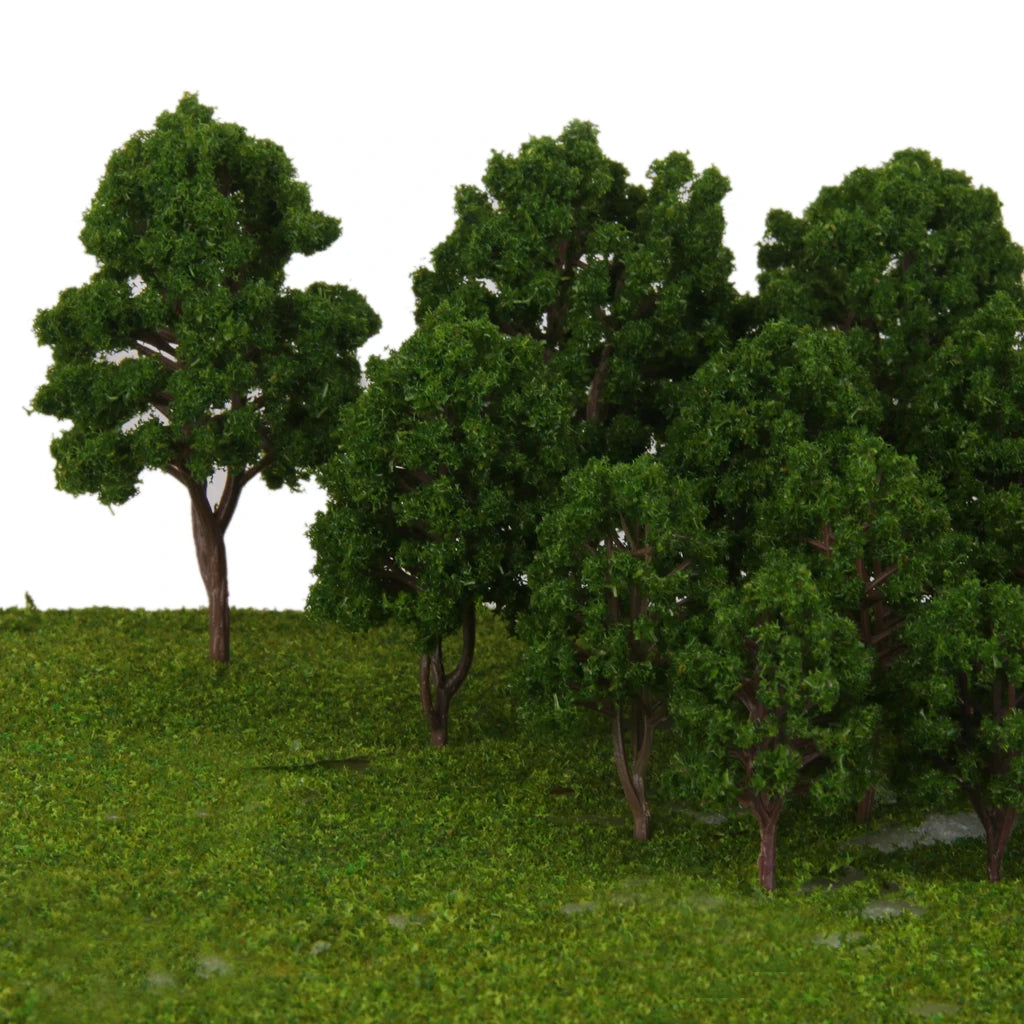20 Train Layout Model Trees 1:75 HO Model Railway/Train Layout Scenery. Miniature detail.